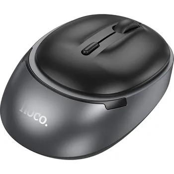 Myš Hoco Computer Bezdrátová myš 2.4G 1600 Dpi Gm34 Black Metal Gray