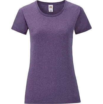 Dámské oblečení Fruties Dámské tričko s krátkým rukávem Hedon vřesová fialová XXL