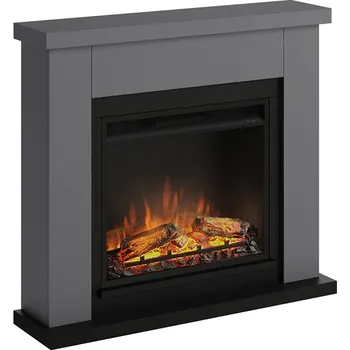 Tagu elektrický krb Frode Solid Grey, 1500 W, LED