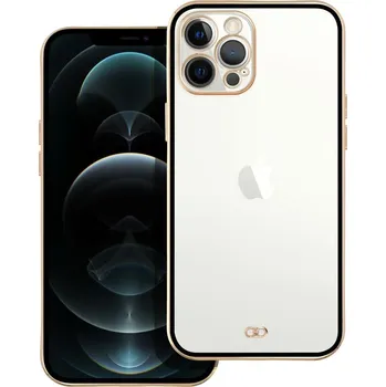 Náhradní kryt pro mobilní telefon Kryt Forcell Lux Case iPhone 12 Pro Max černý