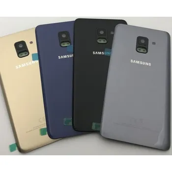 Náhradní kryt pro mobilní telefon Samsung Galaxy A8+ 2018 A730 - Zadní kryt - černý (náhradní díl)