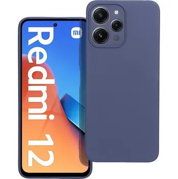 Náhradní kryt pro mobilní telefon Kryt Matt Case Xiaomi Redmi 12 4G / Redmi 12 5G modrý