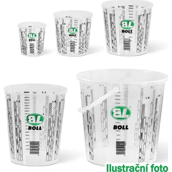 BOLL Míchací kelímek plastový se stupnicí – lakýrnická odměrka 650 ml 0070232