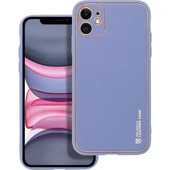 Náhradní kryt pro mobilní telefon Kryt Forcell LEATHER Case iPhone 11 modrý