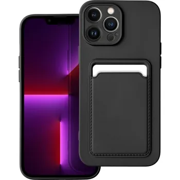 Náhradní kryt pro mobilní telefon Kryt Forcell Card Case iPhone 13 Pro Max černý