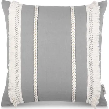 Povlečení Povlak na polštář BOHO 1 stříbrný