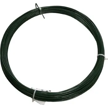 Příslušenství pro plot Drát 2,0 mm, pozink.+poplast., návin 30 m, mechová zelená