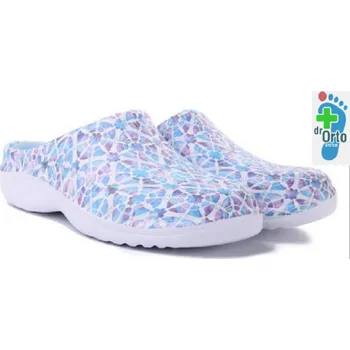 Dámské pantofle DR. ORTO 154D106 LEHKÉ pantofle MODRÝ VZOR, MODRÝ VZOR - 38