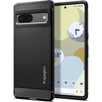 Náhradní díl pro mobilní telefon Kryt Spigen Rugged Armor Google Pixel 7 matte black