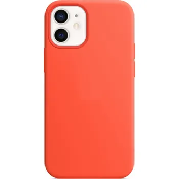 Náhradní kryt pro mobilní telefon engaroGuard iPhone 12 mini Silikonové pouzdro s MagSafe - Electric Orange design (oranžové)
