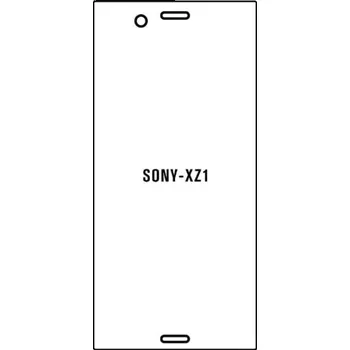 engaroGuard Hydrogel - ochranná fólie - Sony Xperia XZ1 průsvitná nepoužívám kryt = folie na celý displej 1 kus s výřezem přední kamery