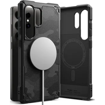 Náhradní kryt pro mobilní telefon Kryt Ringke Rugged Gear Magnetic Magsafe Samsung Galaxy S25 Ultra Camo black