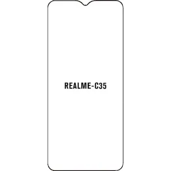 engaroGuard Hydrogel - ochranná fólie - Realme C35 průsvitná nepoužívám kryt = folie na celý displej 1 kus s výřezem přední kamery