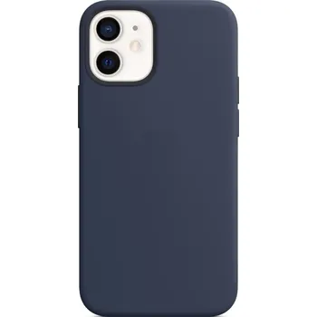 Náhradní kryt pro mobilní telefon engaroGuard iPhone 12 mini Silikonové pouzdro s MagSafe - Deep Navy design (tmavě modré)