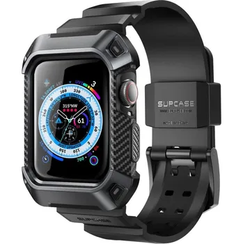 Řemínek na hodinky Řemínek Supcase Unicorn Beetle Pro Apple Watch 4 / 5 / 6 / 7 / 8 / 9 / SE (44 / 45 mm) black