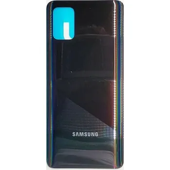 Náhradní kryt pro mobilní telefon Samsung Galaxy A51 - Zadní kryt - černý (náhradní díl)