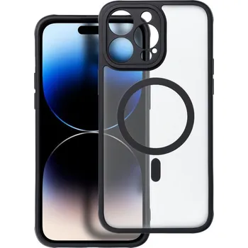 Náhradní kryt pro mobilní telefon Kryt Full Matte Mag Cover s Magsafe iPhone 14 Pro Max černý