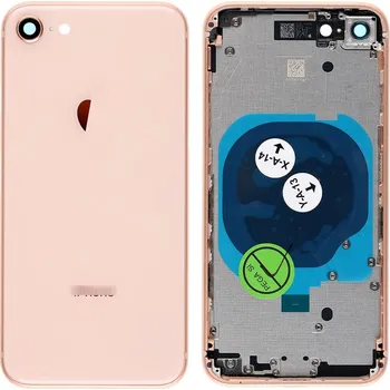 Náhradní kryt pro mobilní telefon iPhone 8 - Zadní housing (Gold)