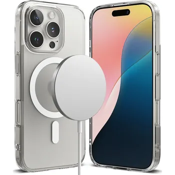 Náhradní kryt pro mobilní telefon Kryt Ringke Fusion Magnetic Magsafe iPhone 16 Pro matte clear