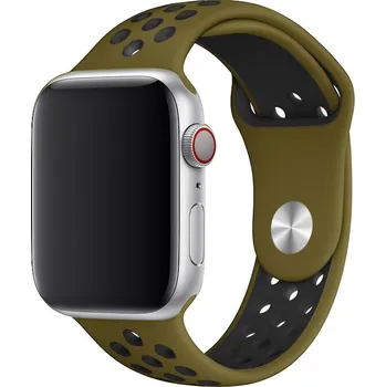 Řemínek na hodinky Řemínek pro Apple Watch (42/44/45 mm) Sport, olive-flak (velikost S)
