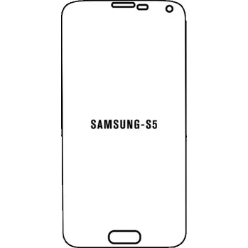 engaroGuard Hydrogel - ochranná fólie - Samsung Galaxy S5 průsvitná nepoužívám kryt = folie na celý displej 1 kus s výřezem přední kamery