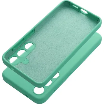 Náhradní kryt pro mobilní telefon Kryt Case Silicone 2mm Samsung Galaxy S25 Mint