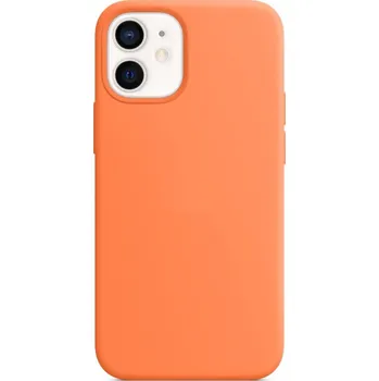 Náhradní kryt pro mobilní telefon engaroGuard iPhone 12/12 Pro Silicone Case with MagSafe - Kumquat design (oranžová)