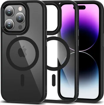 Náhradní kryt pro mobilní telefon Kryt Tech-Protect Magmat Magsafe iPhone 15 Pro black/Clear