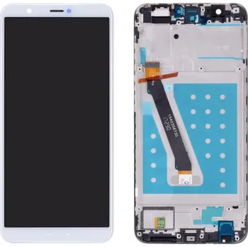 LCD displej Huawei P Smart s rámem (bílý)