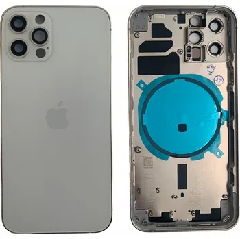 Náhradní kryt pro mobilní telefon Apple iPhone 12 Pro - Zadní housing (Silver)