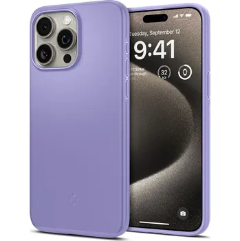 Náhradní kryt pro mobilní telefon Kryt Spigen Thin Fit iPhone 15 Pro Max Iris Purple