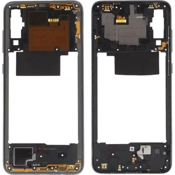 Náhradní díl pro mobilní telefon Samsung Galaxy A70 - Středový rámeček - black
