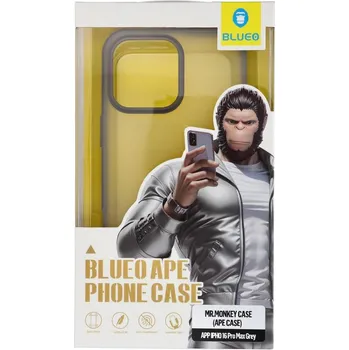 Náhradní kryt pro mobilní telefon Kryt Blueo Ape Phone Case - Apple iPhone 16 Pro Max Gray