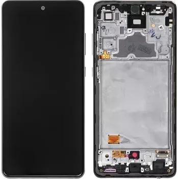 Displej OLED (small size) + dotykový displej Samsung Galaxy A72 5G A726 s rámem (černý)