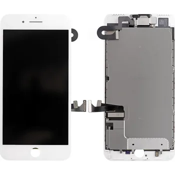 Bílý displej LCD iPhone 7 Plus s přední kamerou + proximity senzor OEM (bez home button)