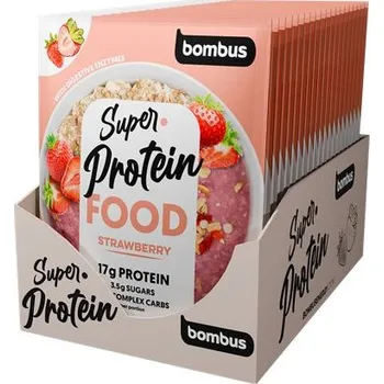 kaše Bombus SUPER PROTEIN FOOD 60g jahoda