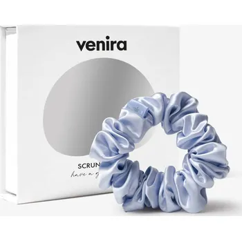 Venira - Venira scrunchie hedvábná gumička, světle modrá