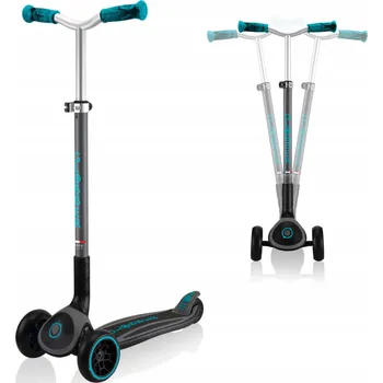 Koloběžka Bezpečná koloběžka pro děti dospívajících s regulací Globber tyrkysová