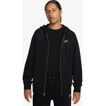 Pánská mikina Pánská rozepínací mikina Nike CLUB FT FZ HOODIE černá FN3884-010 - L | UK 6,5 | US 9