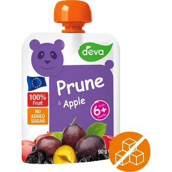 DEVA Ovocná kapsička 100% ovoce Švestka a jablko, sleva 44%, exp.13.12.25