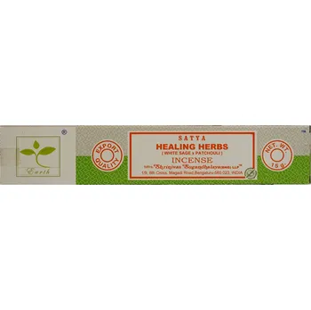 Vonná tyčinka Vonné tyčinky SATYA HEALING HERBS Earth