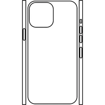 Hydrogel - zadní ochranná fólie (full cover) - iPhone 13 Pro průsvitná