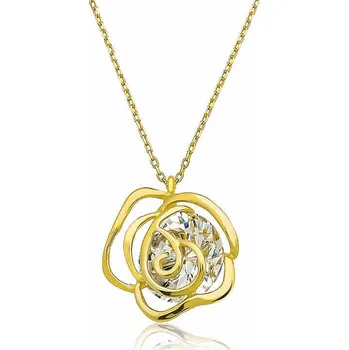 Náhrdelník Stříbrný náhrdelník Rose