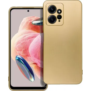 Náhradní kryt pro mobilní telefon Kryt Metallic Case Xiaomi Redmi Note 12 4G zlaté
