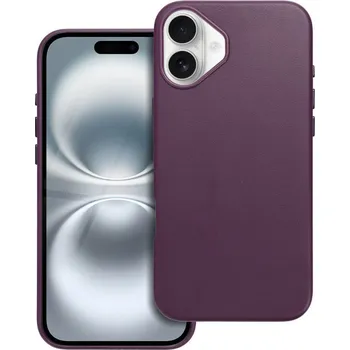 Náhradní kryt pro mobilní telefon Kryt Leather Mag Cover Case iPhone 16 Plus Dark Violet