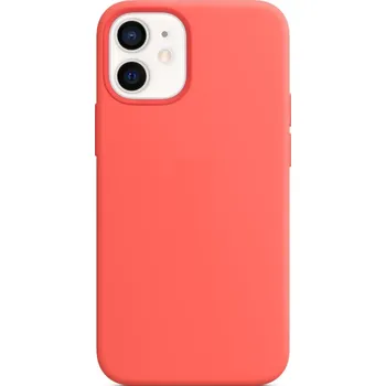 Náhradní kryt pro mobilní telefon engaroGuard iPhone 12 mini Silikonové pouzdro s MagSafe - Pink Citrus design (lososové)