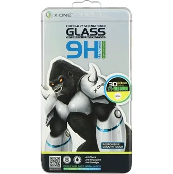 Ochranné tvrzené sklo 3D LCD X-One 9H Samsung Galaxy Note 7 - stříbrný