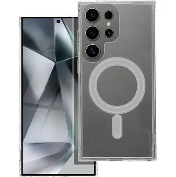 Náhradní kryt pro mobilní telefon Kryt Clear Mag Cover Case s Magsafe Samsung Galaxy A36 průhledný