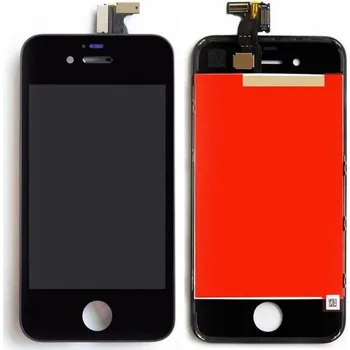 Černý displej LCD s digitizérem iPhone 4