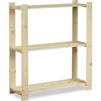 regál Dřevěný regál 90 x 80 x 28 cm